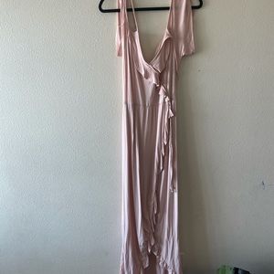Light pink maxi dress